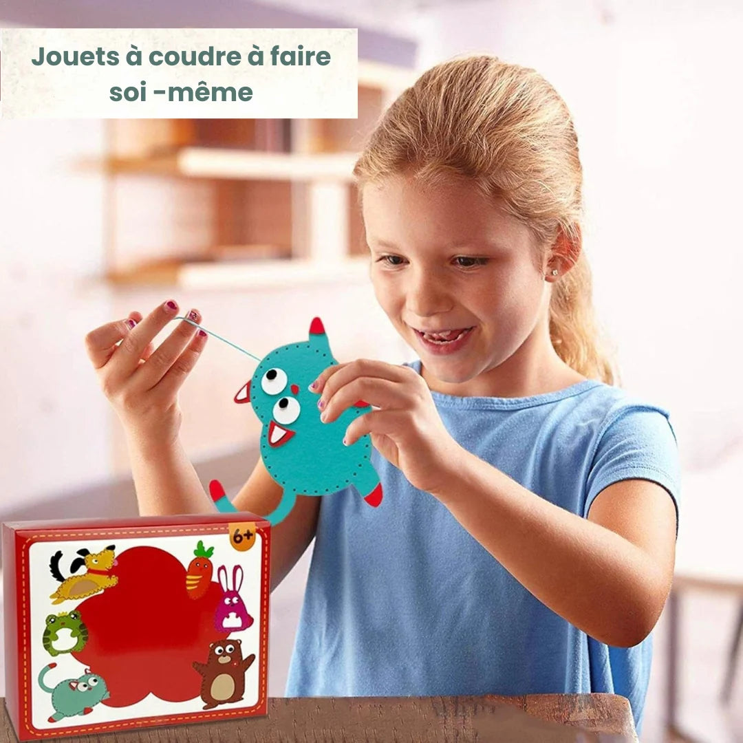Kit de Couture Animaux en Feutrine pour Enfants