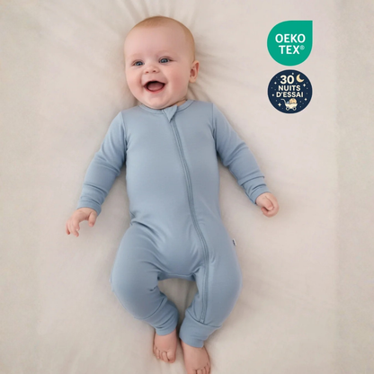 Pyjama bébé en bambou évolutif doux et confortable