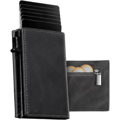 Elegante, kompakte RFID-Brieftasche