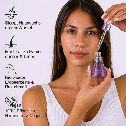 Sérum végétal pour ralentir la pousse des cheveux