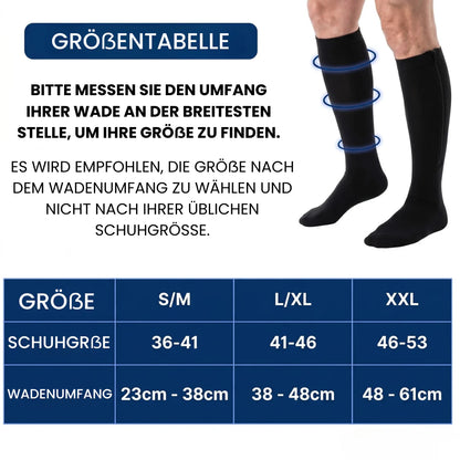 Kompressionsstrümpfe mit Reißverschluss