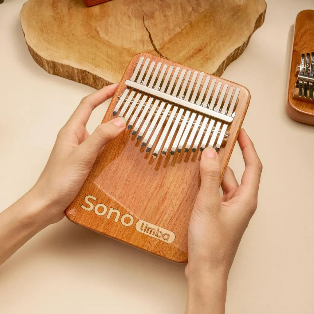 Kalimba en bois de corail africain