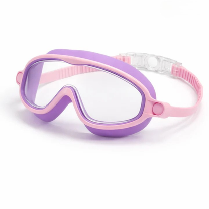 Lunettes de natation enfants à clip facile et anti-buée