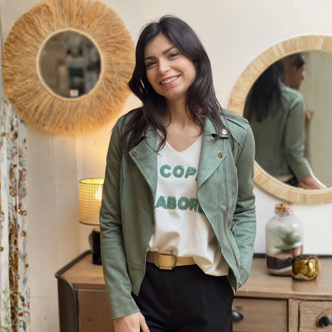 Weiche Lederjacke für Damen