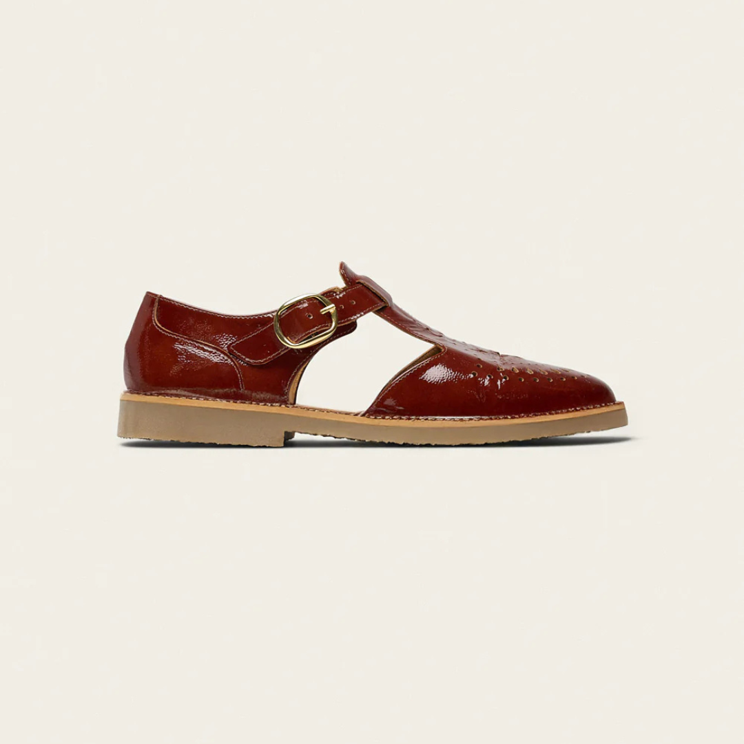 Bernsteinfarbene Wildlederschuhe für Damen