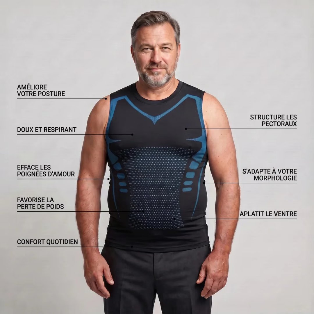 Figurformendes Tanktop für Herren: 1 + 1 gratis