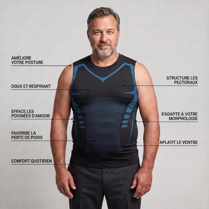 Figurformendes Tanktop für Herren: 1 + 1 gratis