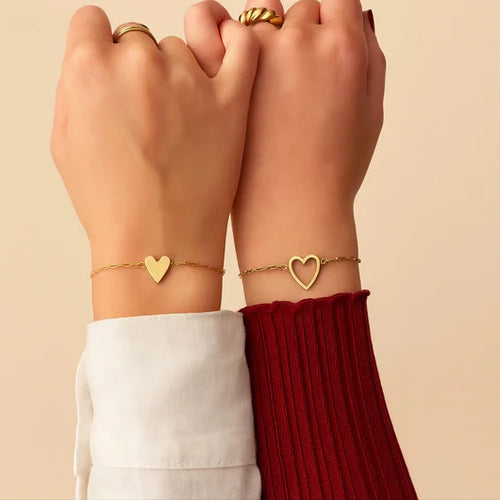 Armband „Mutter-Tochter-Herz“