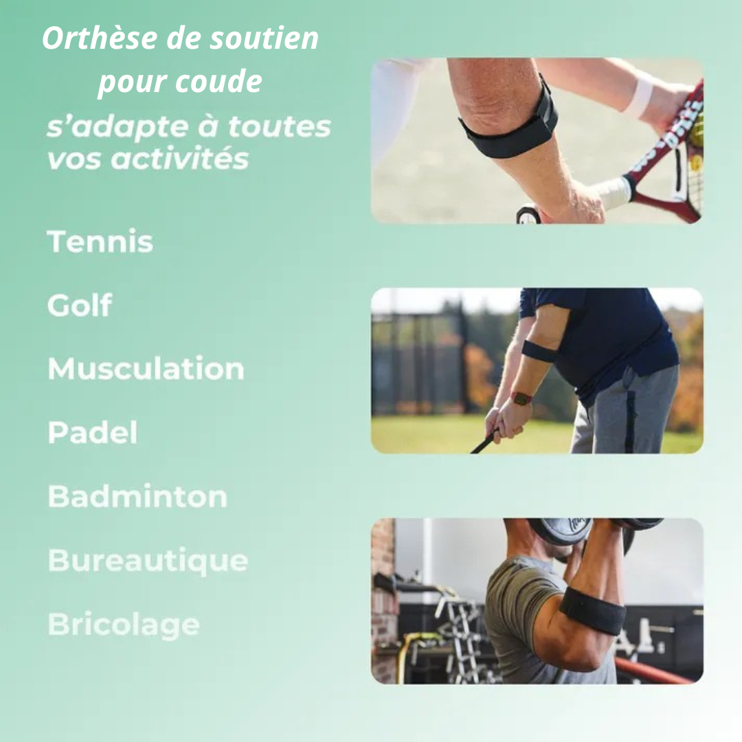 Attelle de soutien pour le coude