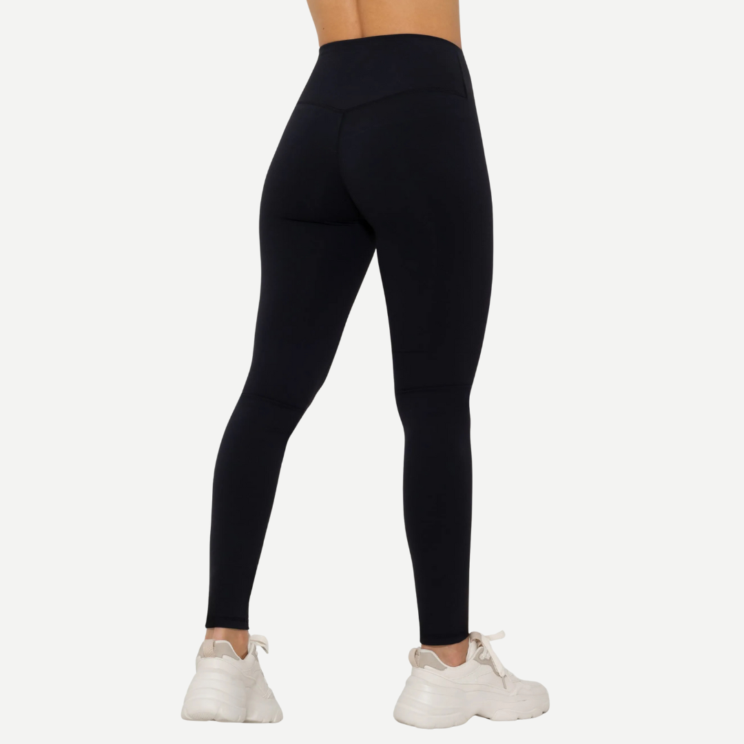 Sportleggings Damen High Waist Leo Print
