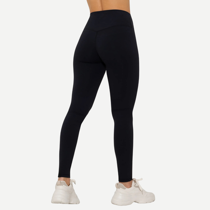 Sportleggings Damen High Waist Leo Print