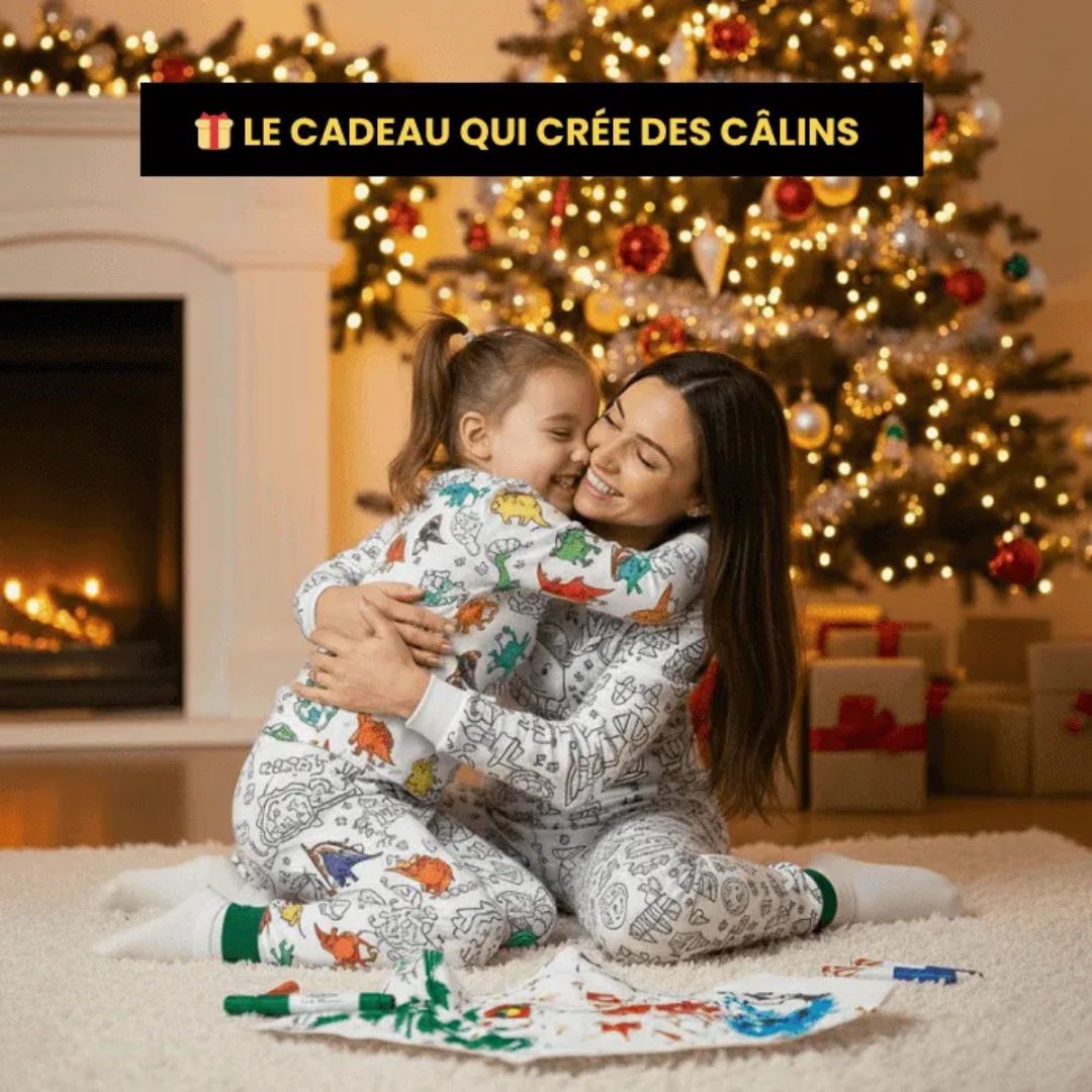 Ausmalbarer Pyjama für Kinder