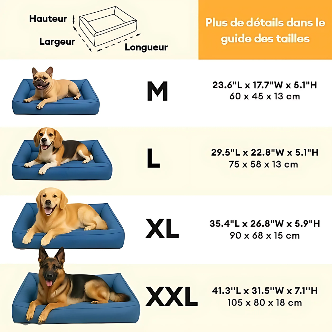 Lit Orthopédique pour Chien
