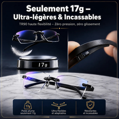 Lunettes de lecture sans monture ultra-légères avec protection UV
