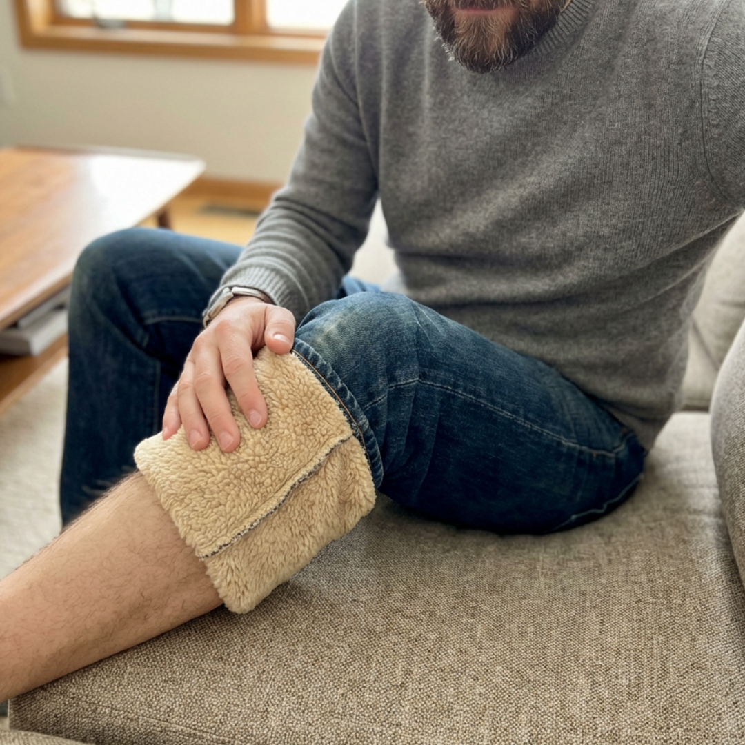 Herrenjeans mit Fleecefutter