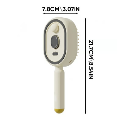 Brosse vapeur cheveux lissante