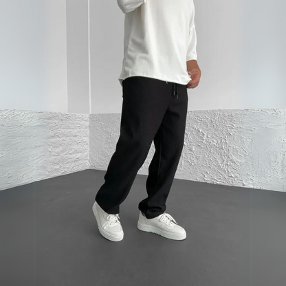 Ripp-Hose mit lockerem Sitz