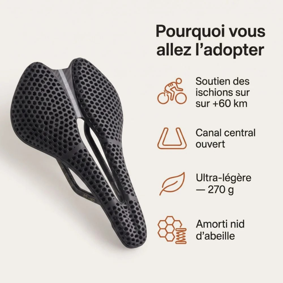 Selle Vélo 3D Ergonomique