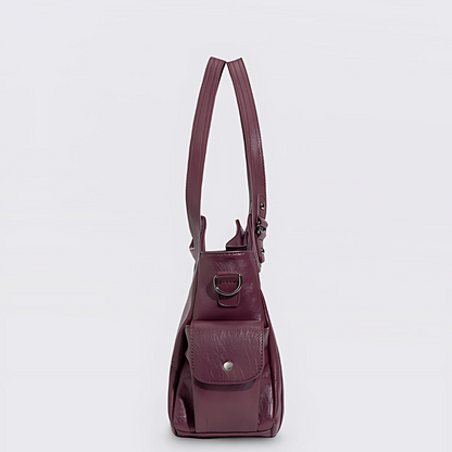 Sac cabas végan bordeaux
