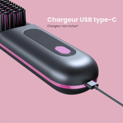 Beheizbare Glättungsbürste