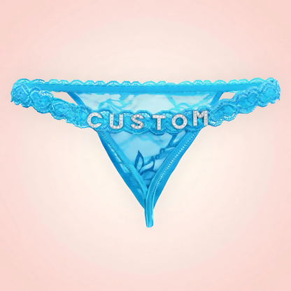 String Dentelle Personnalisé avec Prénom ou Message