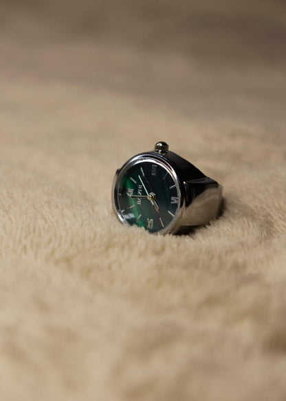 Bague Montre - Jade Noble