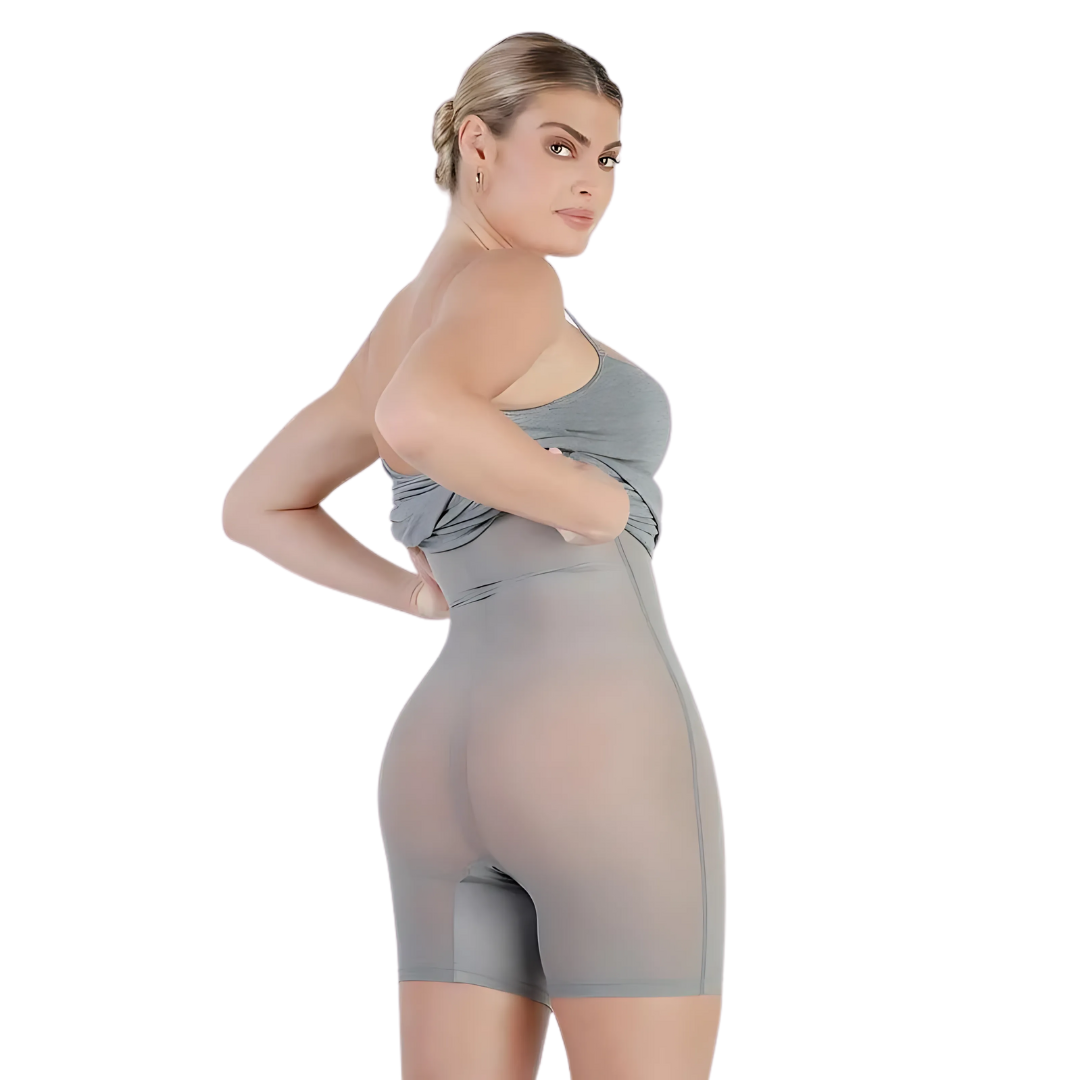 Robe courte sculptante femme