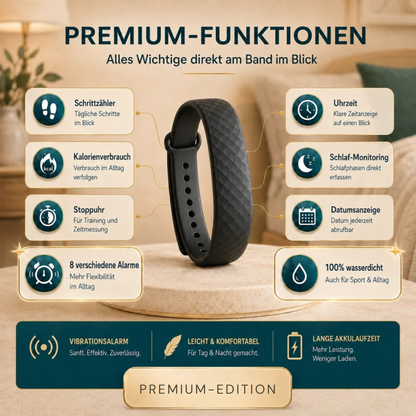 Intelligentes Armband mit Vibrationswecker