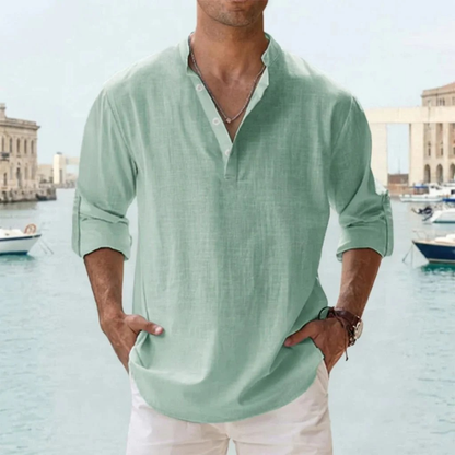 Chemise lin respirant homme été léger
