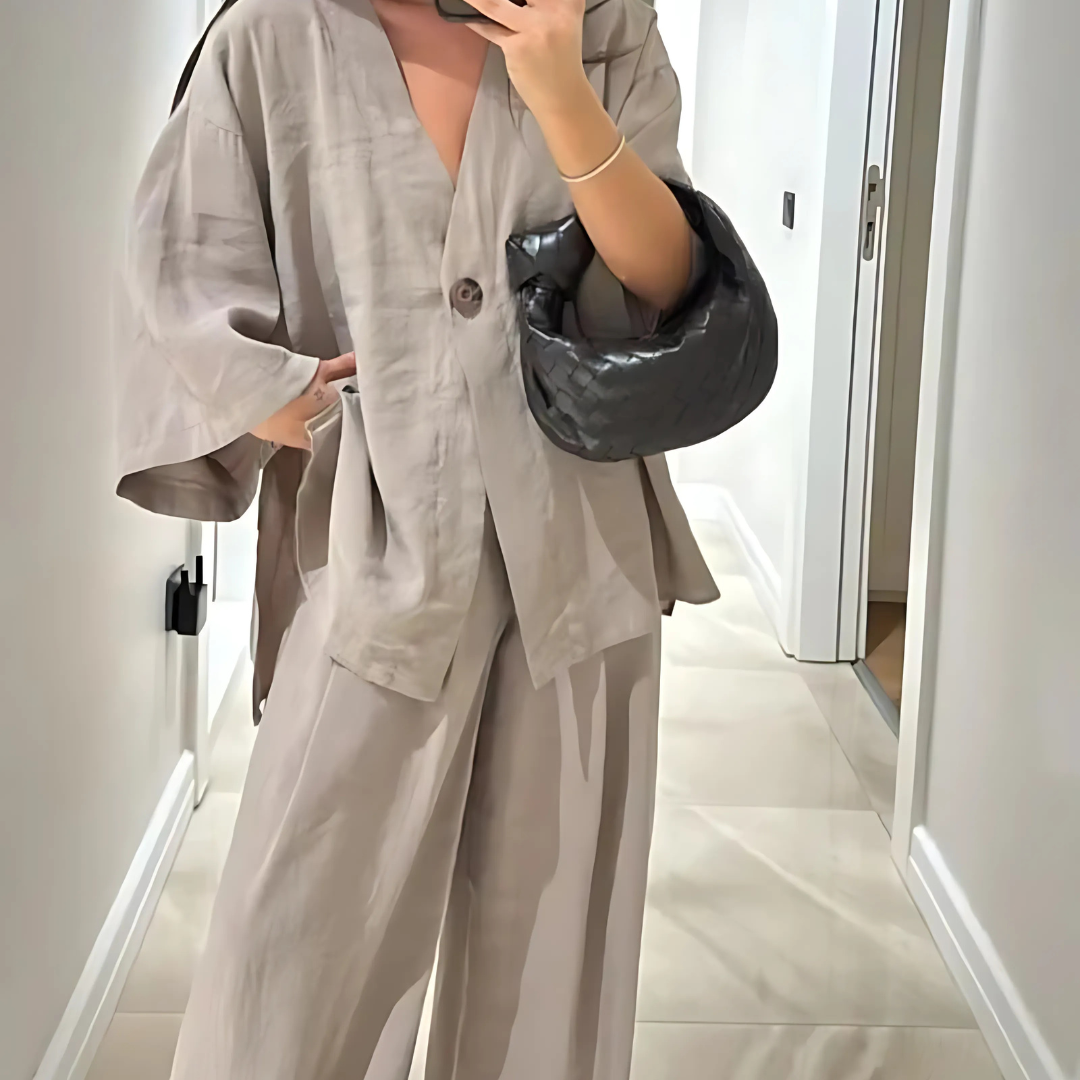 Elegantes Weitgeschnittenes Set – Lässig & Stilvoll