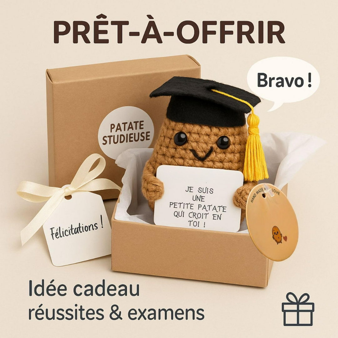 Kleiner dekorativer Begleiter mit positiver Botschaft