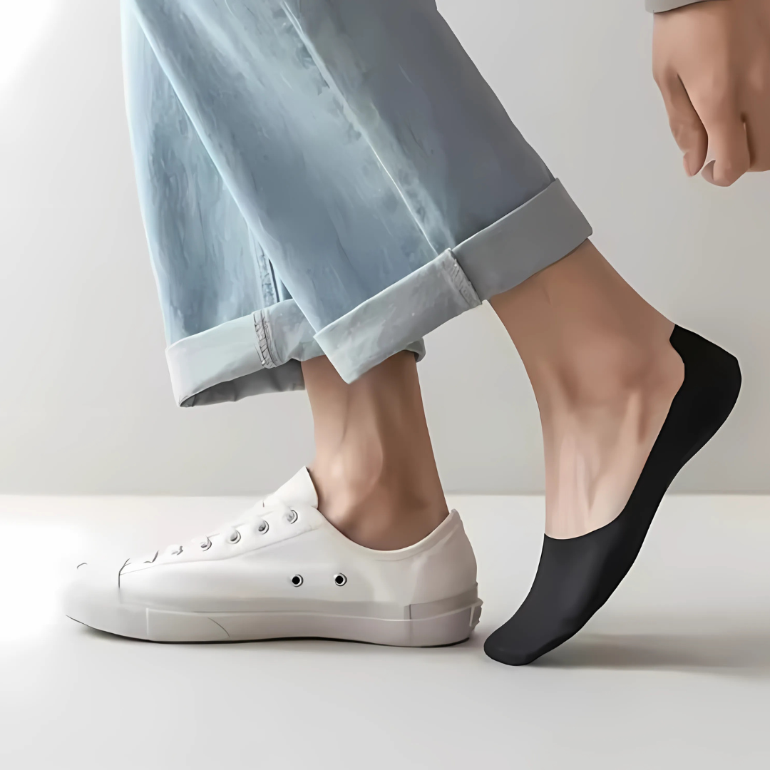 Chaussettes invisibles antidérapantes pour HOMME