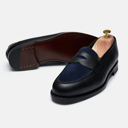 Elegante Herren-Leder-Mokassins