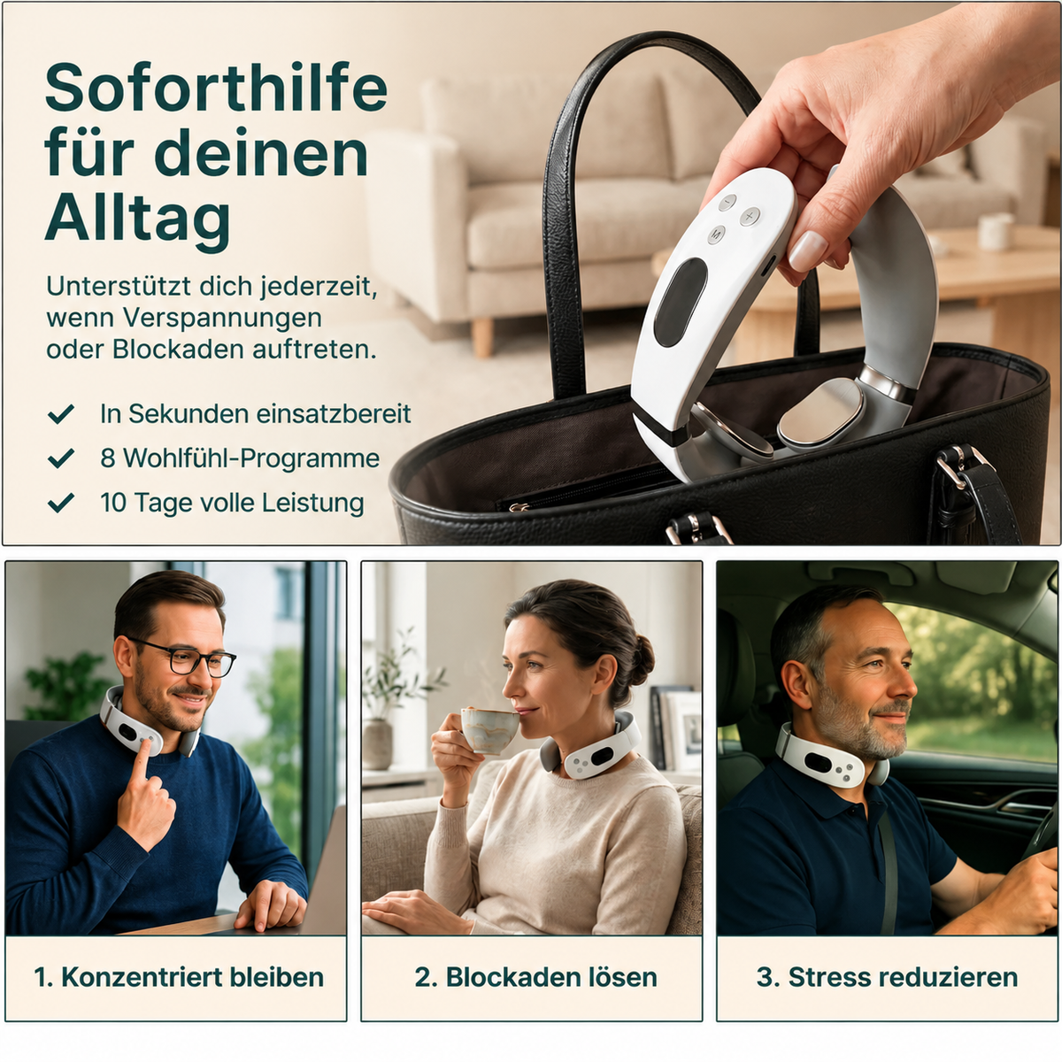 Masseur Cervical Ergonomique