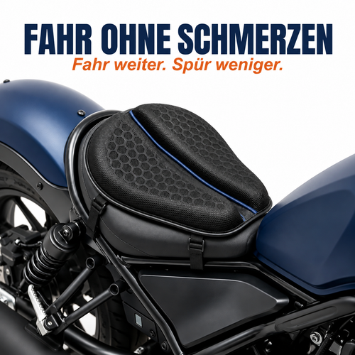 Coussin Moto en Gel Ergonomique