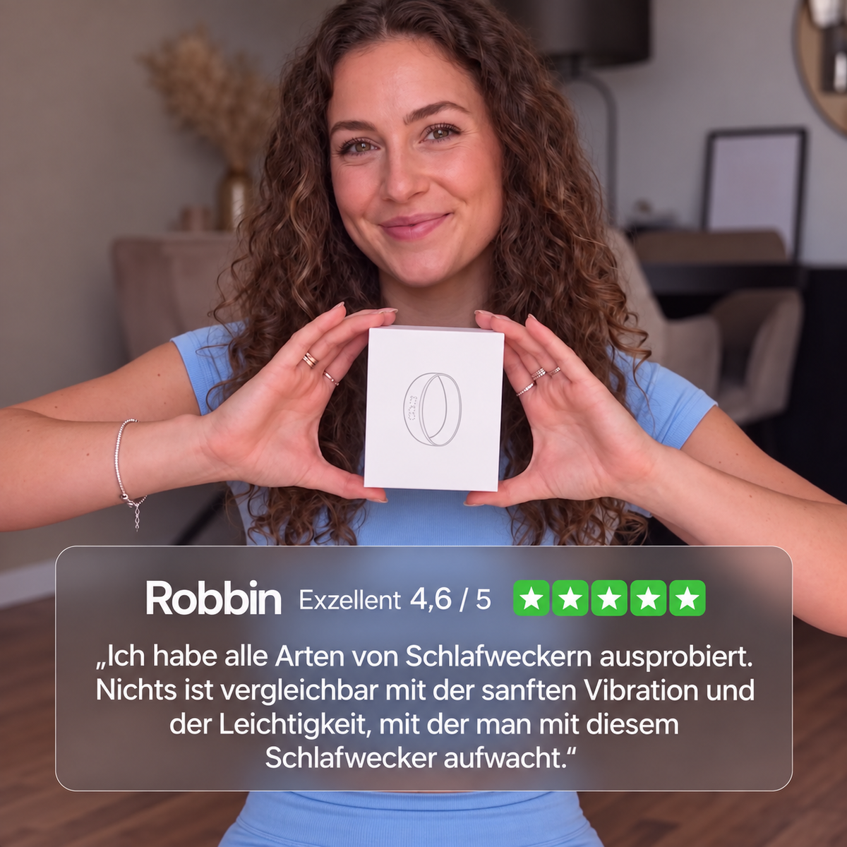 Vibrierendes Armband als Wecker ohne Ton