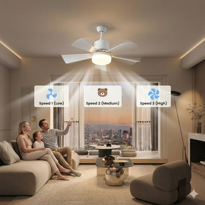 2-in-1-Ventilator mit Fernbedienung