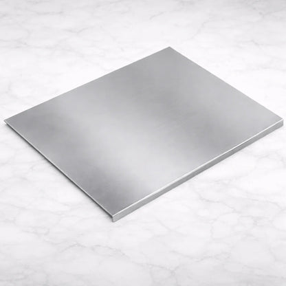 Rutschfeste Schneideunterlage aus Edelstahl für Küche und Backen