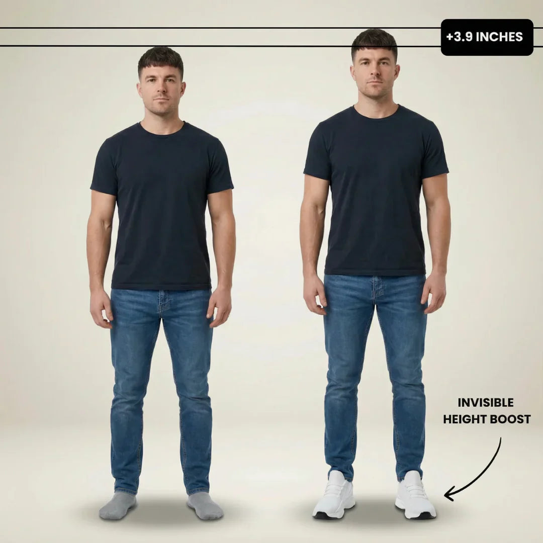 Sneaker mit dezenter Höhenverstärkung