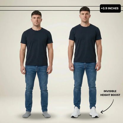 Sneaker mit dezenter Höhenverstärkung
