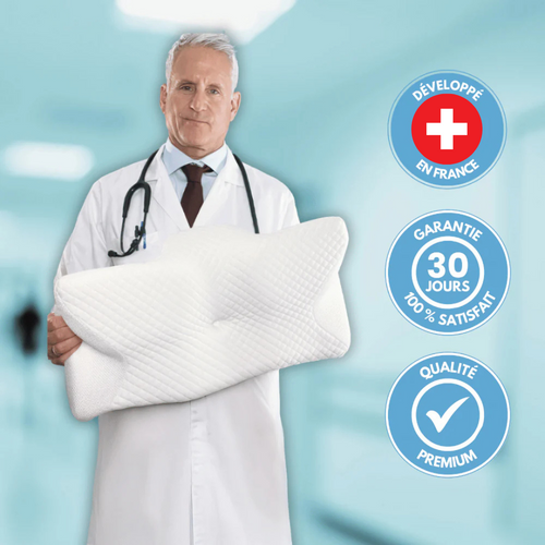 Oreiller Cervical Thérapeutique – Soutien et Confort
