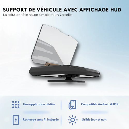 Support de véhicule avec affichage HUD – Pour une conduite connectée et sécurisée