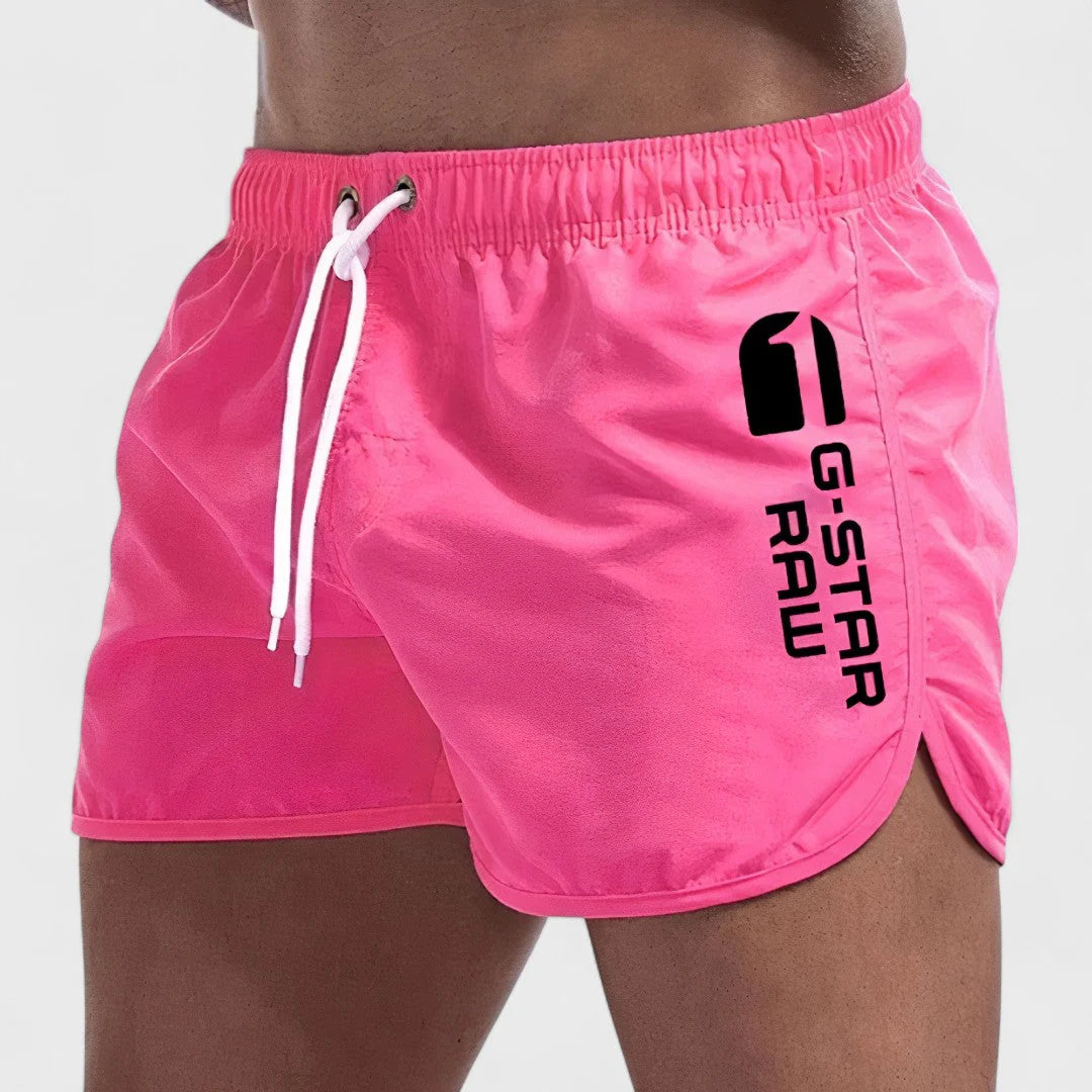 Leichte, schnell trocknende kurze Badeshorts für Herren