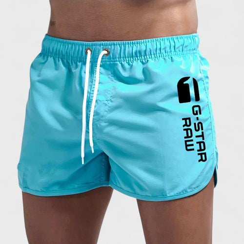 Leichte, schnell trocknende kurze Badeshorts für Herren