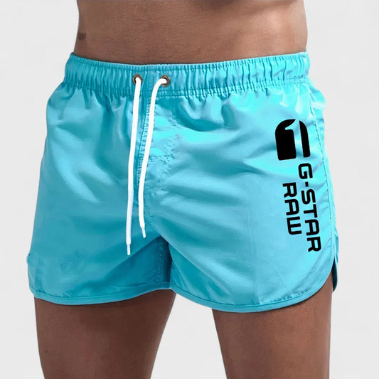 Leichte, schnell trocknende kurze Badeshorts für Herren