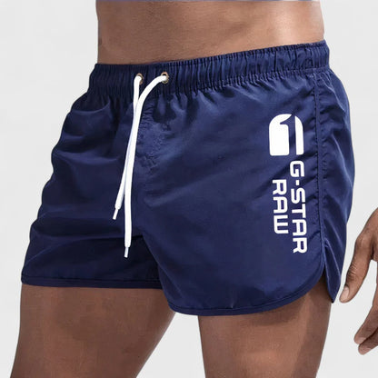 Leichte, schnell trocknende kurze Badeshorts für Herren