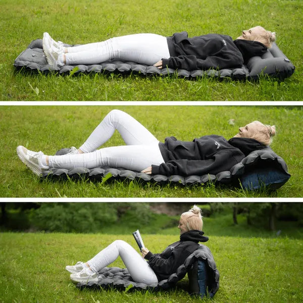 Matelas gonflable ultraléger et compact pour bivouac et camping