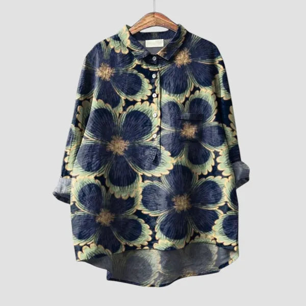 Chemise fluide à motif floral