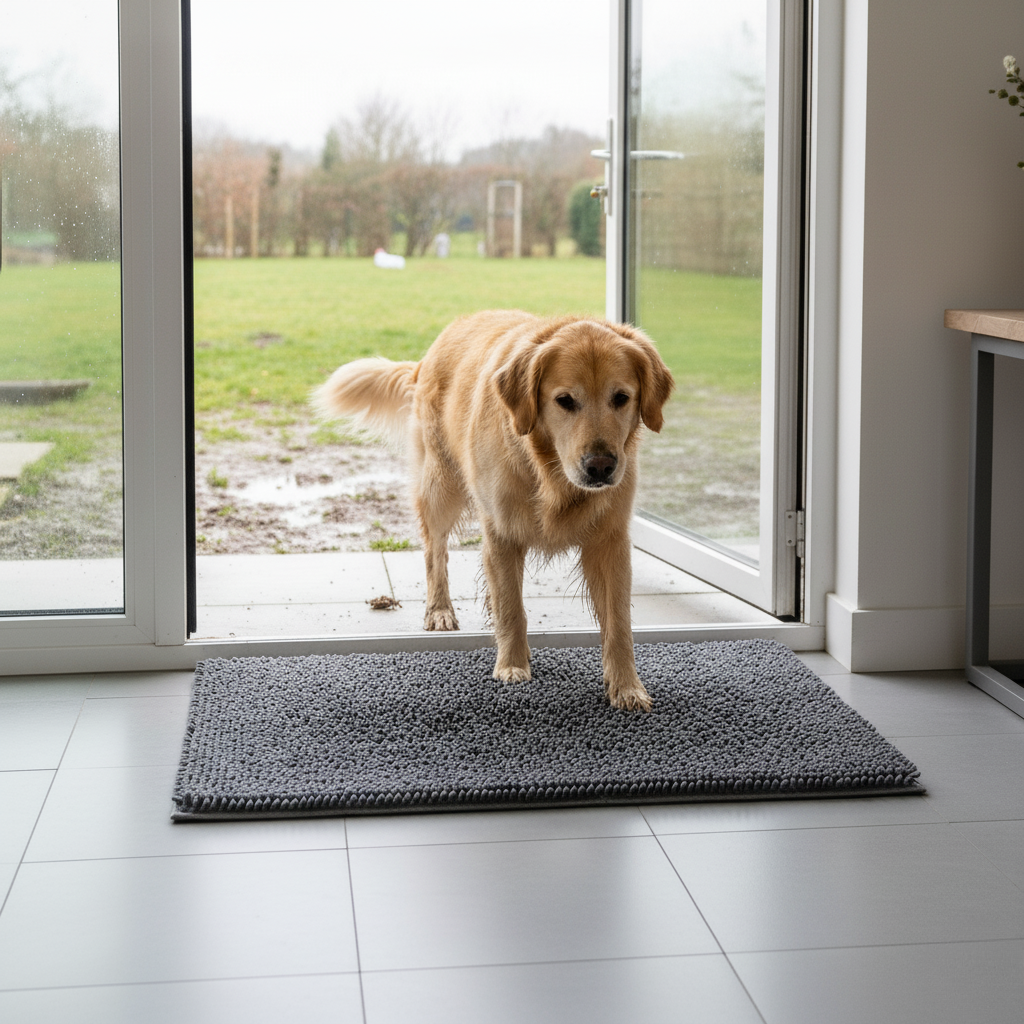 Tapis absorbant intérieur pour chien