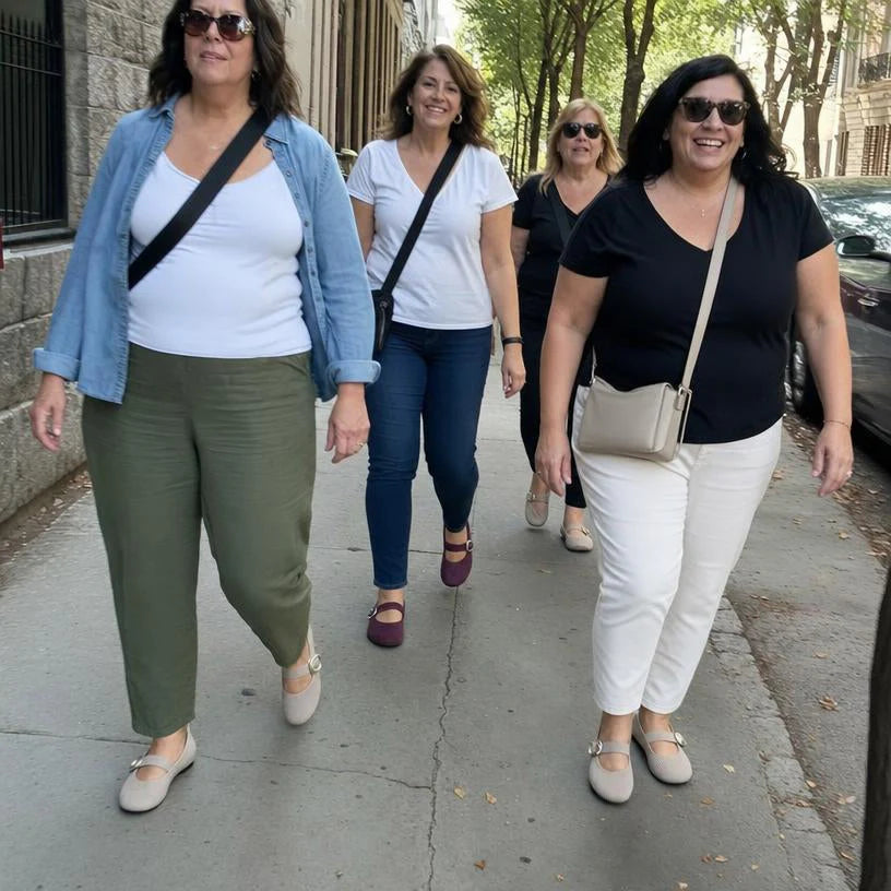 Bequeme Ballerinas für Damen in weiter Passform
